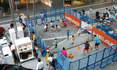 テニスの普及という視点での活動